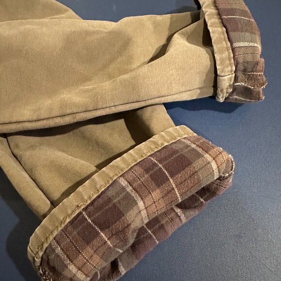 Flannel Lined Jean Lee color Teak - Picture 3 of 6